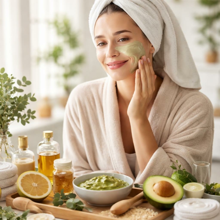 10 masques visage maison pour une peau douce — infographie facile